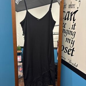 Black Asymmetrical Dress